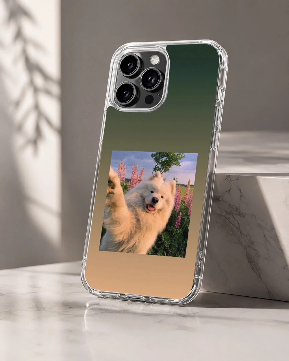 Aesthetic dog design phone cover for iPhone 16 Pro